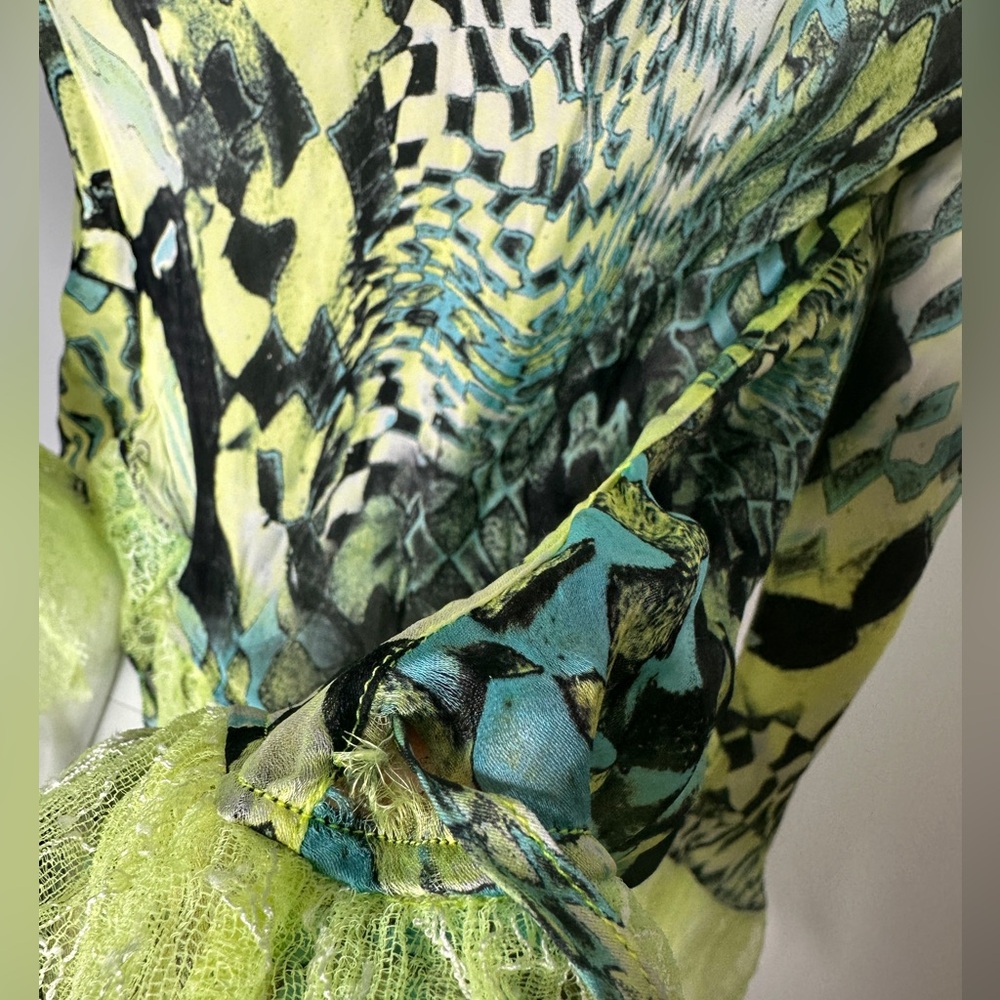 Roberto Cavalli 2003 psychedelic silk top - Picture 7 of 7